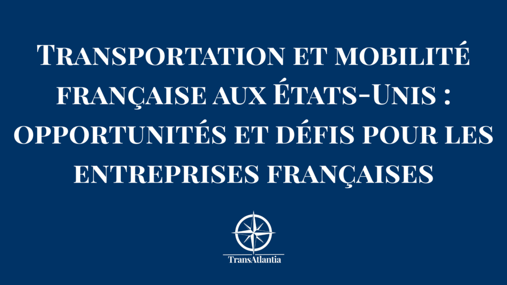 Entreprise française de mobilité présentant ses solutions de transport innovant au marché américain