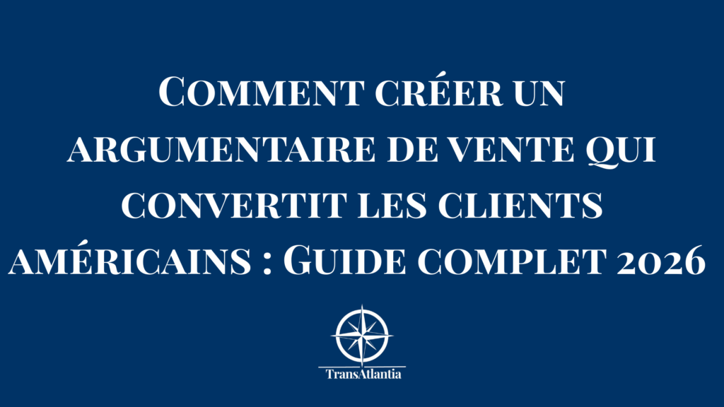 Entrepreneur français présentant un argumentaire de vente structuré à des clients américains lors d'une réunion professionnelle