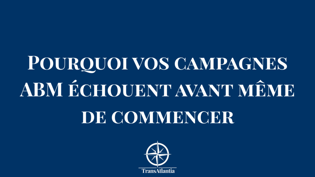 Entrepreneur français analysant des données de campagne ABM sur écran avec graphiques de performance en baisse