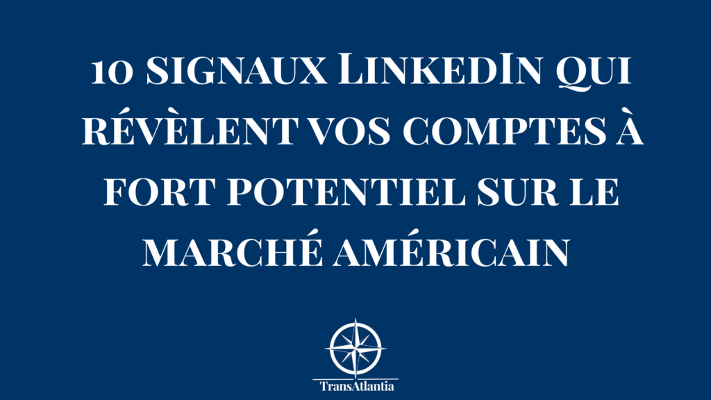 Profil LinkedIn américain montrant les signaux d'engagement et d'intention d'achat pour la prospection B2B