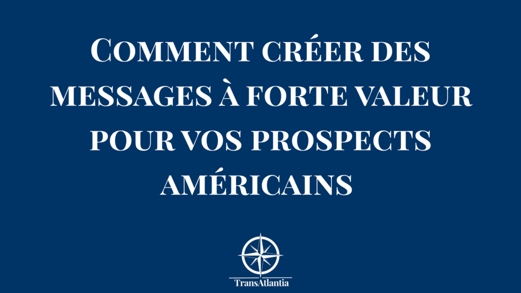 Entrepreneur français créant message commercial stratégique pour prospect américain sur ordinateur avec graphiques de performance