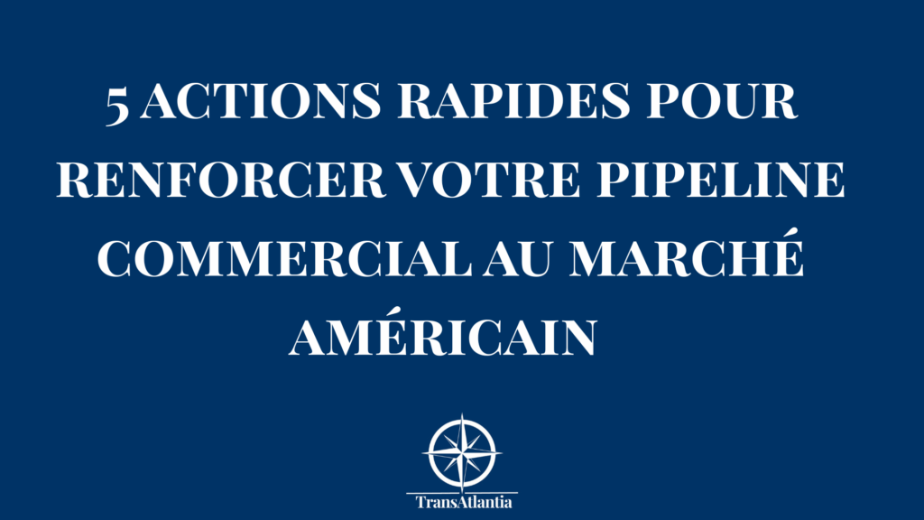 Entrepreneur français analysant son pipeline commercial américain sur tableau de bord digital