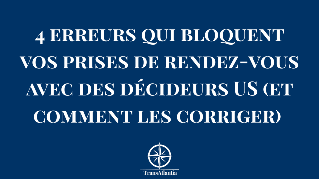 Entrepreneur français au téléphone avec décideur américain montrant stratégie de prise de rendez-vous B2B