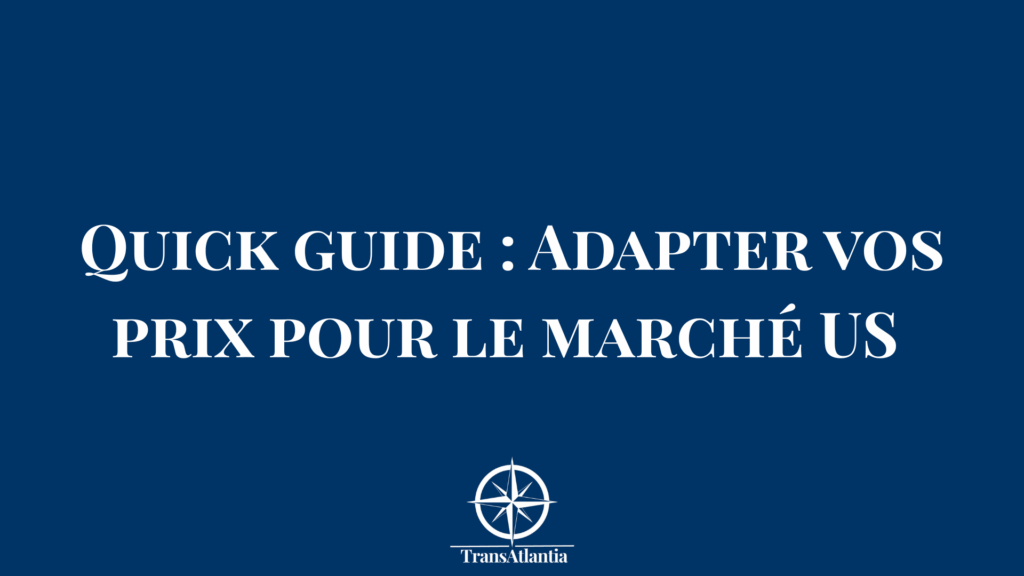"Entrepreneur français adaptant sa stratégie de prix pour conquérir le marché américain avec calculator et graphiques"