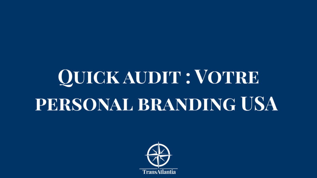 "Audit personal branding USA - Christina Rebuffet vérifie profil LinkedIn entrepreneur français"