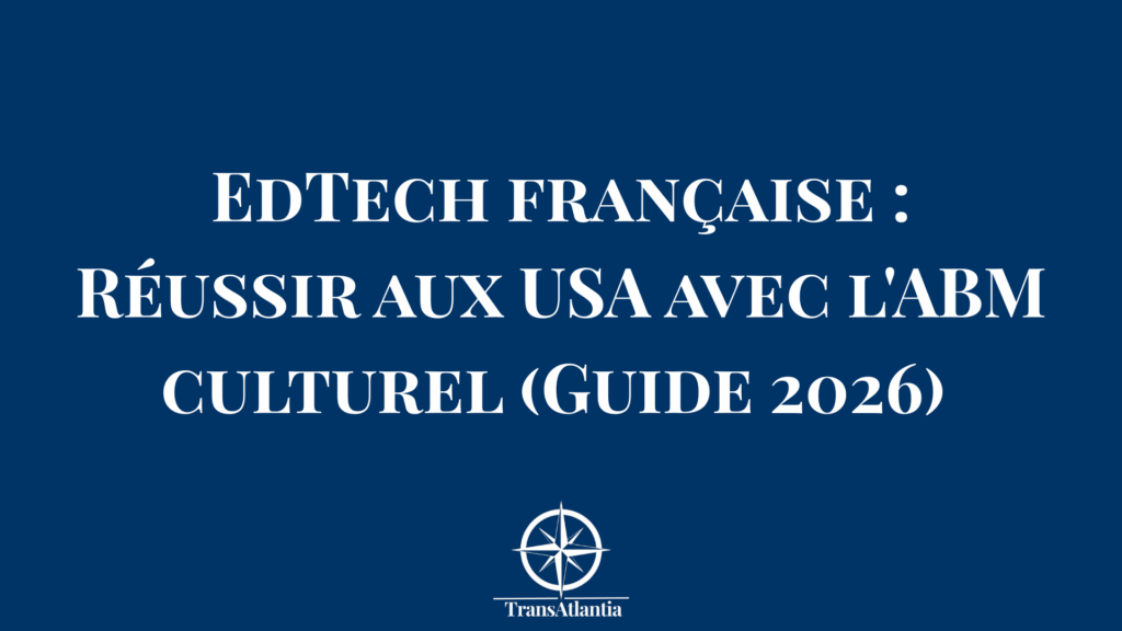 "Entrepreneur EdTech français présentant solution éducative innovante à investisseurs américains dans bureau Silicon Valley"