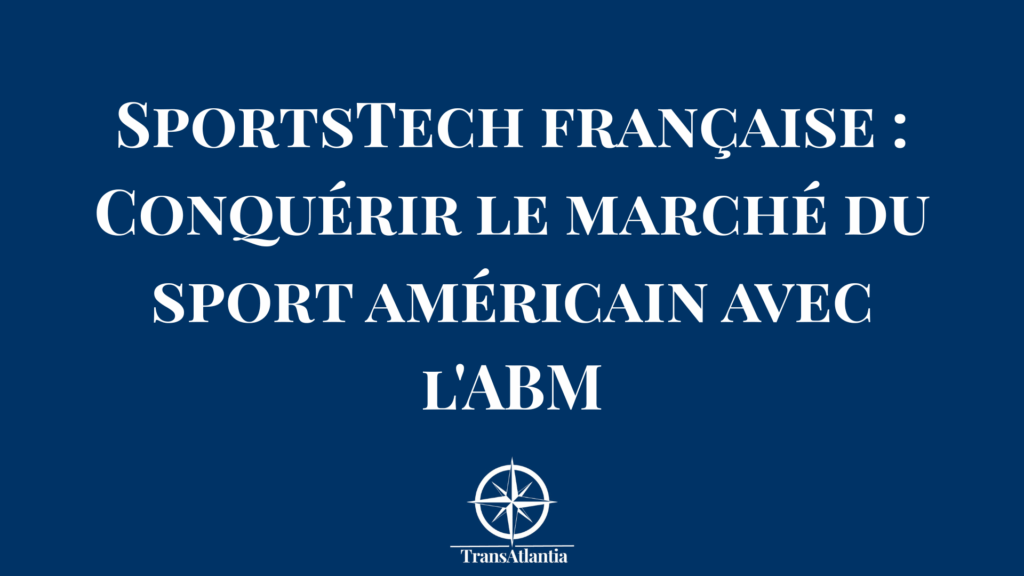 Entrepreneur SportsTech français présentant son innovation technologique à des investisseurs américains du sport