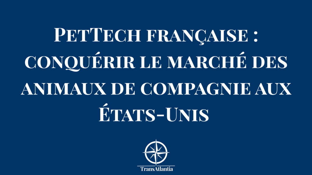 Startup PetTech française présentant son produit innovant à des investisseurs américains lors d'un salon professionnel aux États-Unis