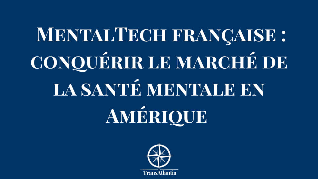 Interface application santé mentale adaptée marché américain avec fonctionnalités thérapie digitale