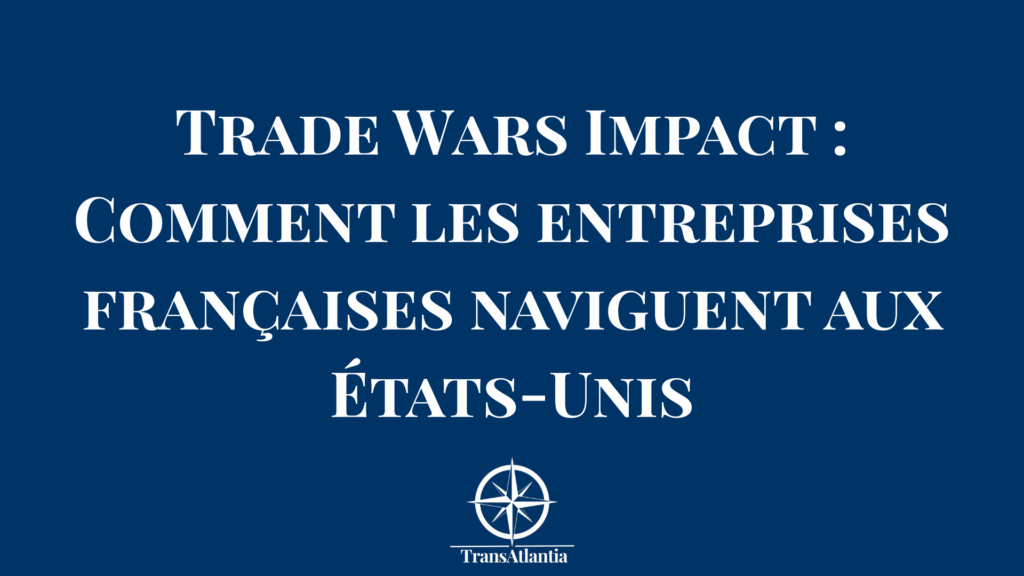Graphique impact des guerres commerciales sur les exportations françaises vers les États-Unis 2020-2025