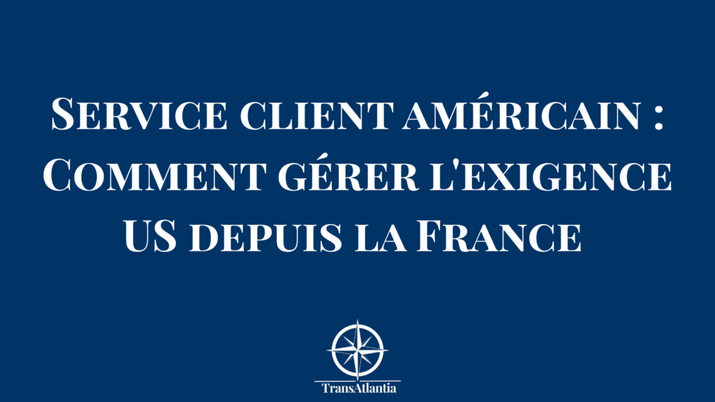 Représentant service client américain au téléphone avec standards d'excellence