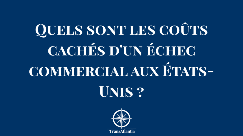 Entrepreneur français calculant les coûts réels d'un échec commercial sur le marché américain avec documents financiers