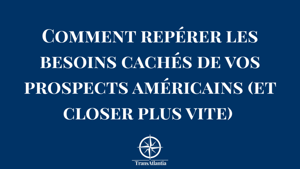 comment faire un discovery call aux états-unis, identifier les pain points marché américain, pourquoi mon pitch ne convertit pas aux USA