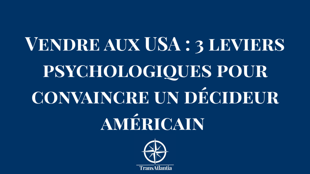 Christina Rebuffet-Broadus explique la psychologie des décideurs américains lors d'une conférence pour entrepreneurs français.