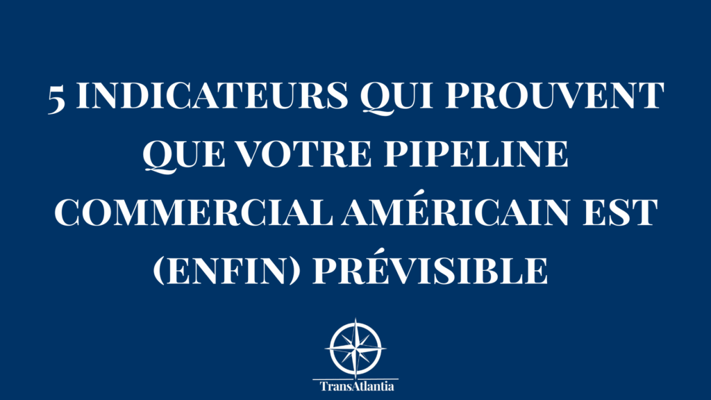 Analyse de pipeline commercial et prévisions de ventes sur le marché américain.