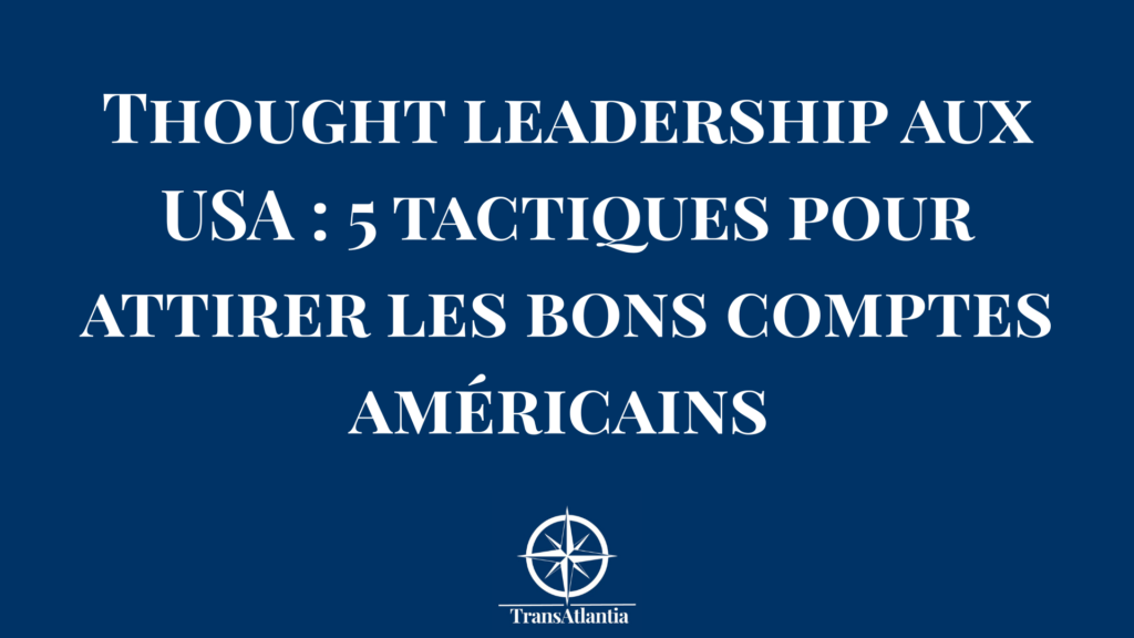 Christina Rebuffet-Broadus explique une stratégie de thought leadership sur un tableau blanc pour un public américain.