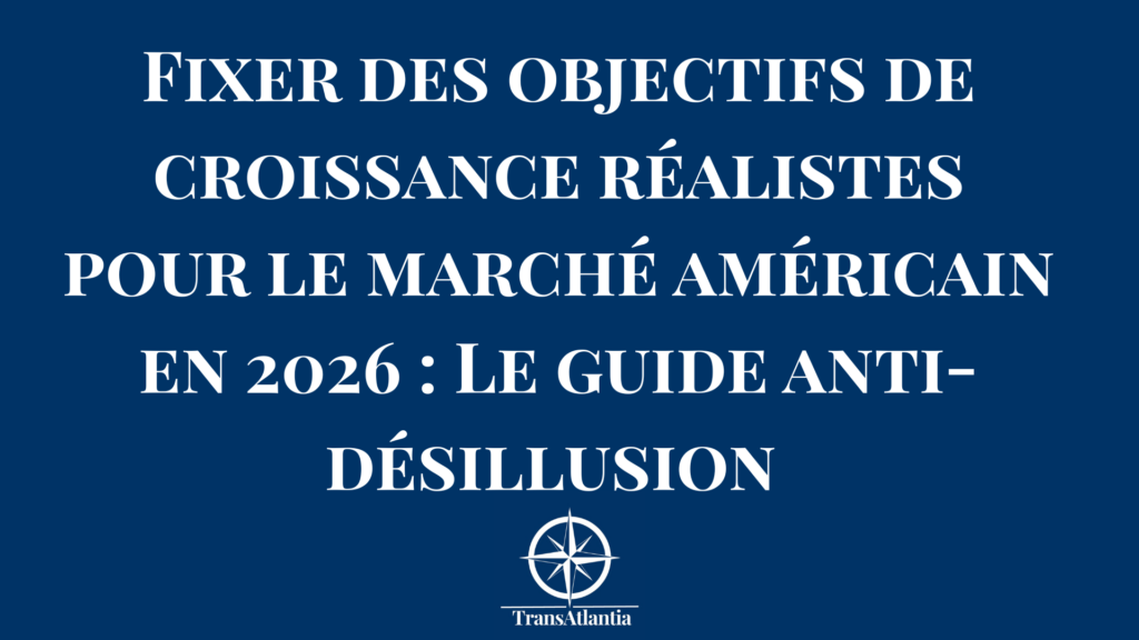 Équipe de direction analysant une courbe de croissance prévisionnelle sur un tableau blanc pour le marché américain.