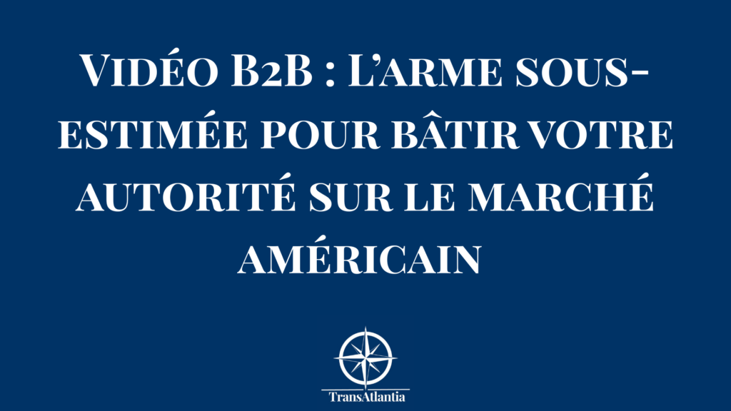 Christina Rebuffet utilisant la vidéo pour communiquer avec un prospect américain, illustrant l'authenticité et la proximité digitale.