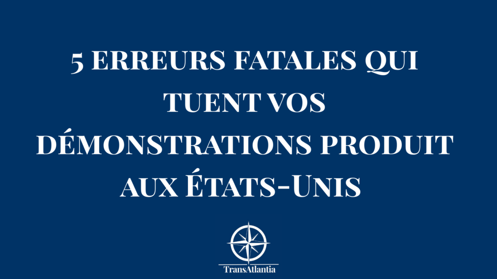 Entrepreneur présentant une démonstration produit sur écran à des décideurs américains attentifs.