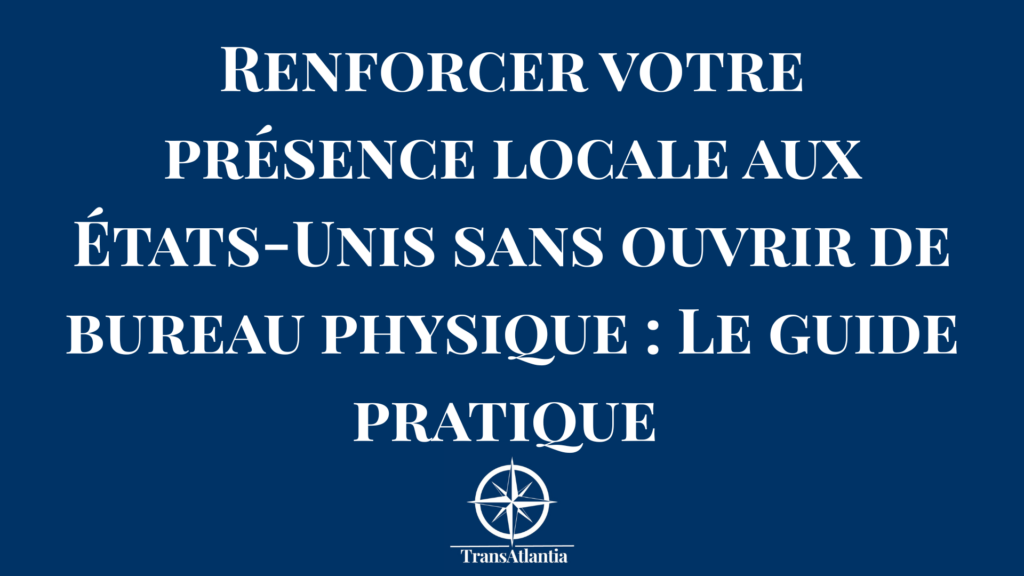 Carte numérique des États-Unis montrant des nœuds de connexion, illustrant une présence virtuelle forte.
