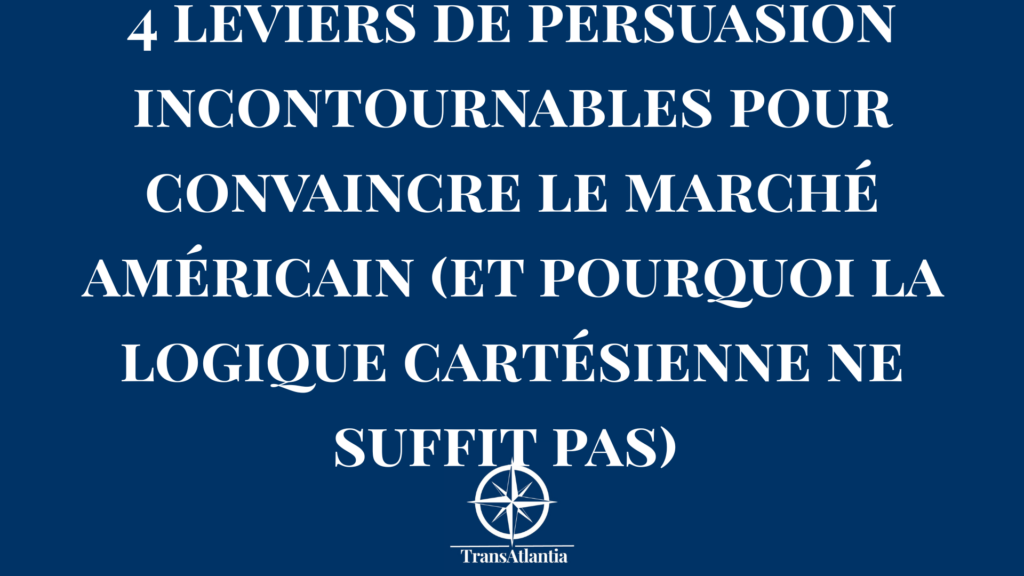 Christina Rebuffet-Broadus explique les leviers de persuasion lors d'une conférence business France-USA.