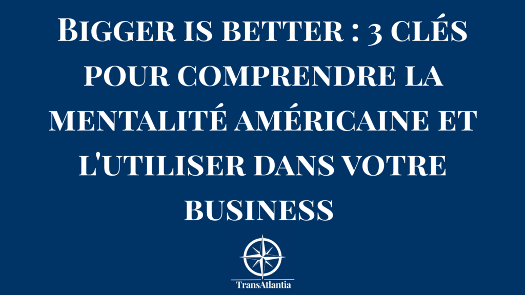 Gratte-ciels américains ou autoroute large symbolisant la démesure et l'ambition du marché US.