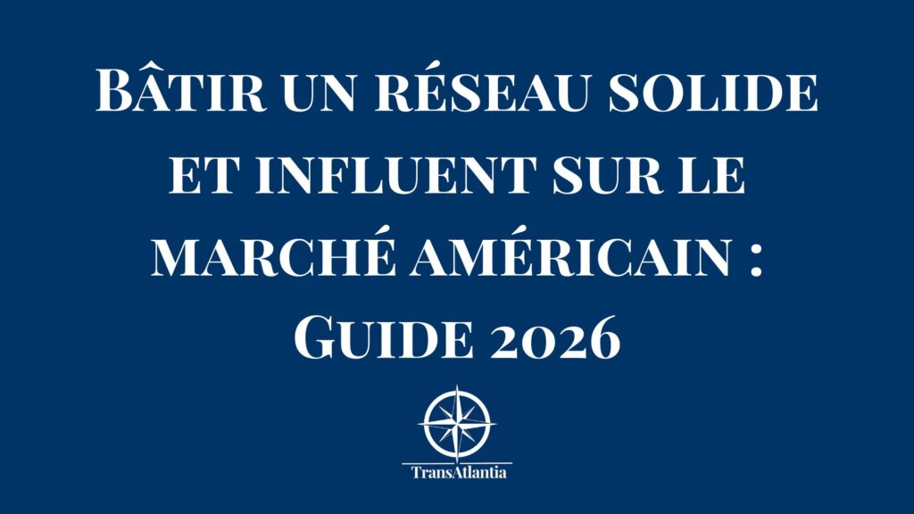 Professionnels français et américains en networking lors d'un événement business aux États-Unis