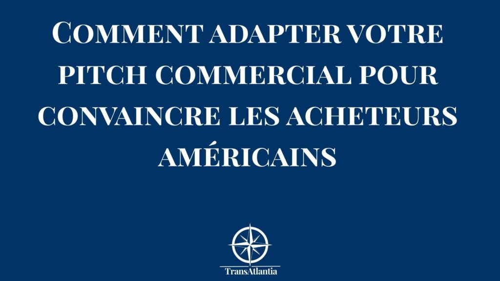 Entrepreneur français adaptant son pitch commercial pour convaincre des acheteurs américains lors d'une présentation professionnelle