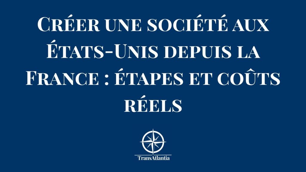 Entrepreneur français signant documents création société américaine