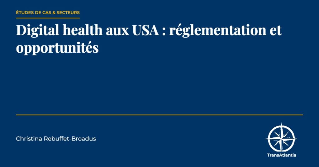 digital health usa entreprise française — TransAtlantia