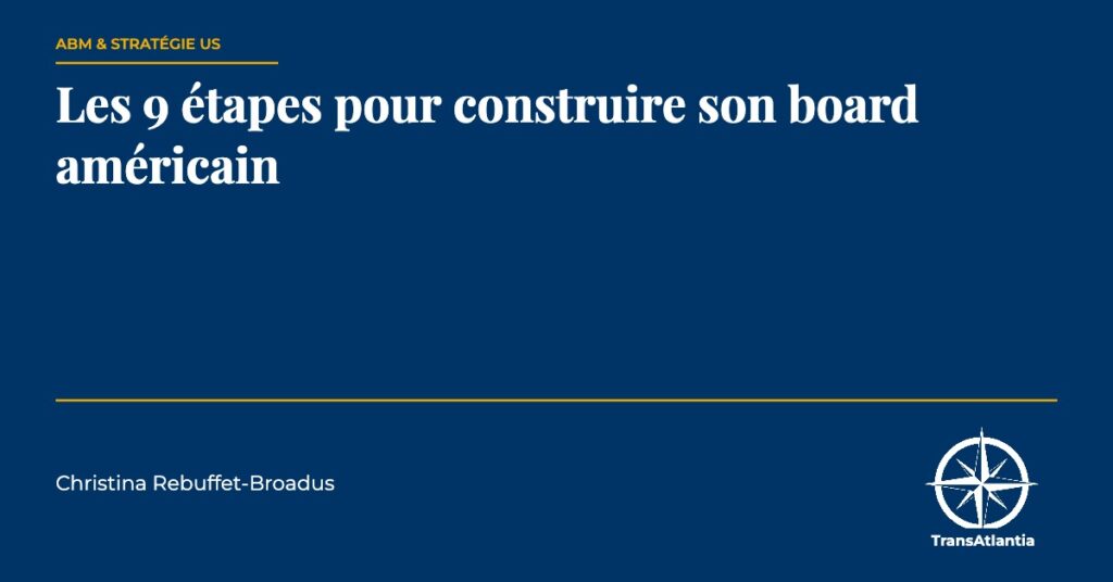 9 étapes construire board américain, par Christina Rebuffet