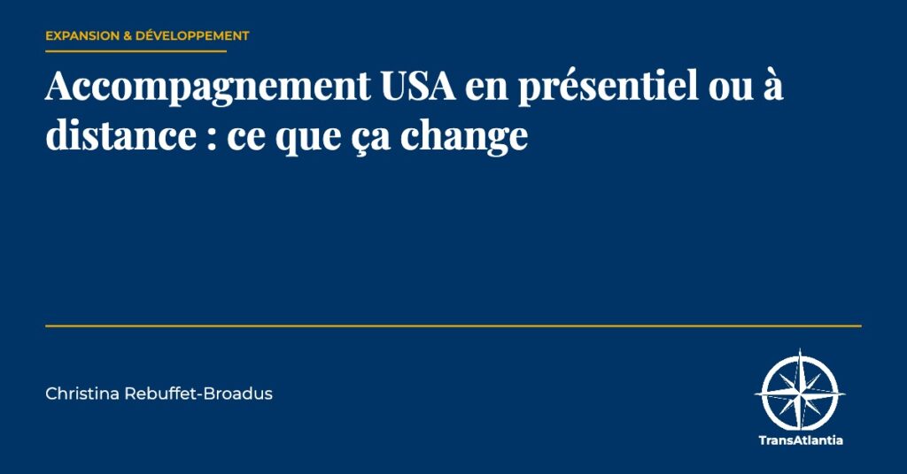 accompagnement USA présentiel distance, par Christina Rebuffet