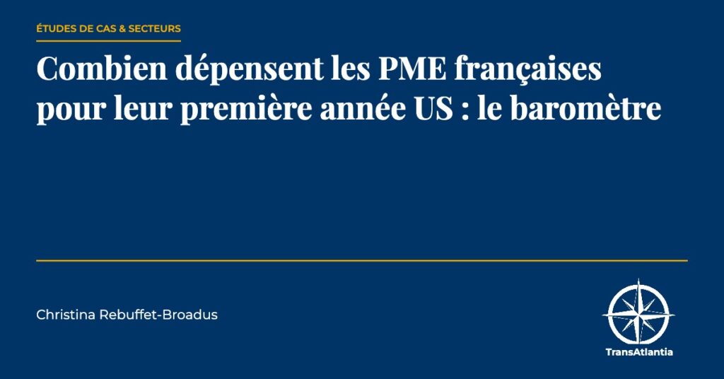 budget première année expansion USA, par Christina Rebuffet