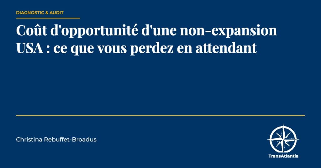 coût opportunité non-expansion USA, par Christina Rebuffet