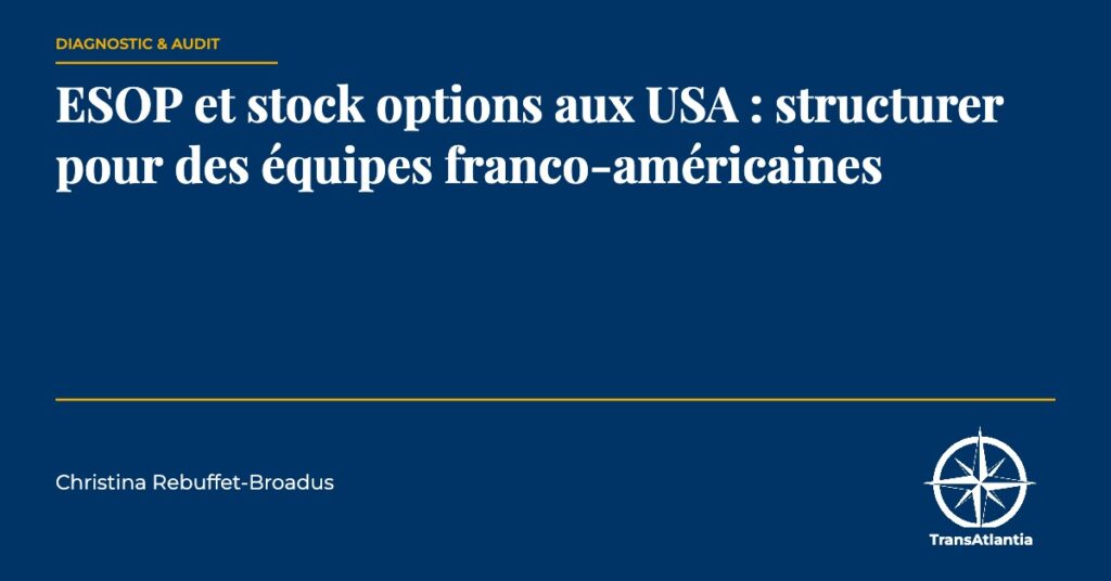 stock options aux USA, par Christina Rebuffet