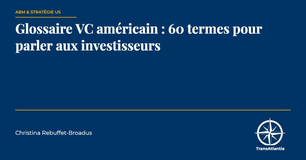 glossaire VC américain, par Christina Rebuffet