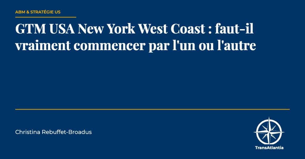GTM USA New York West Coast, par Christina Rebuffet