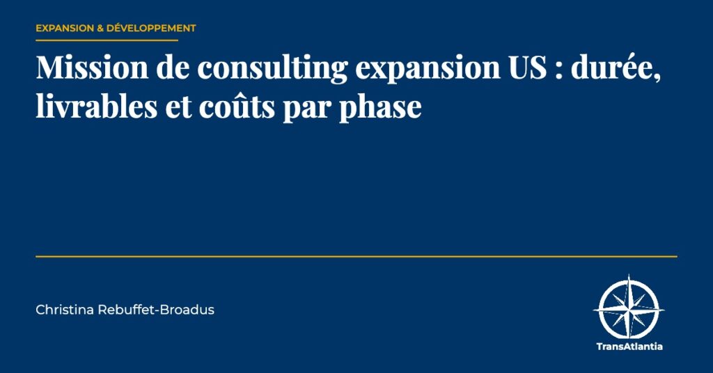 mission consulting expansion US — Christina Rebuffet