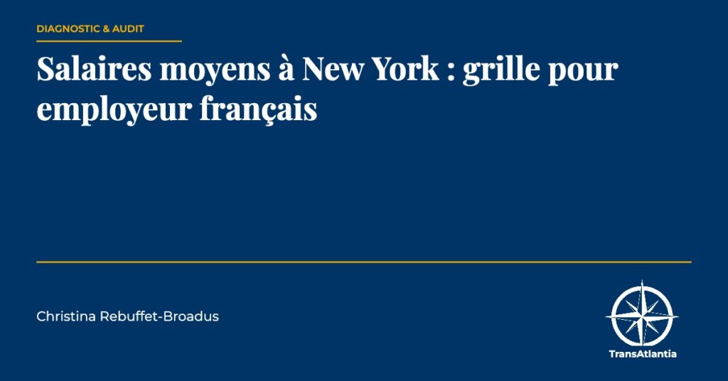 salaires New York 2026, par Christina Rebuffet