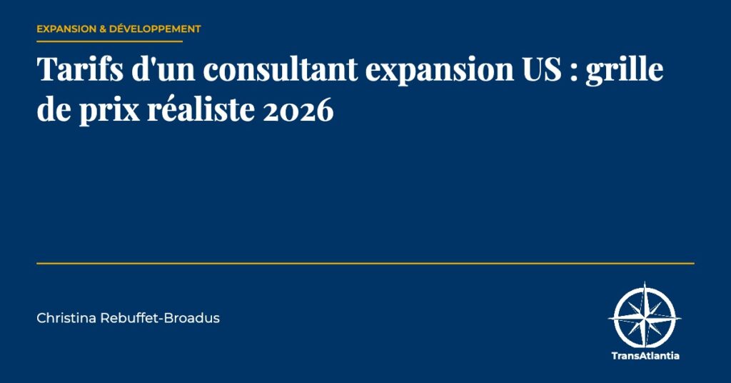 tarifs consultant expansion US — Christina Rebuffet