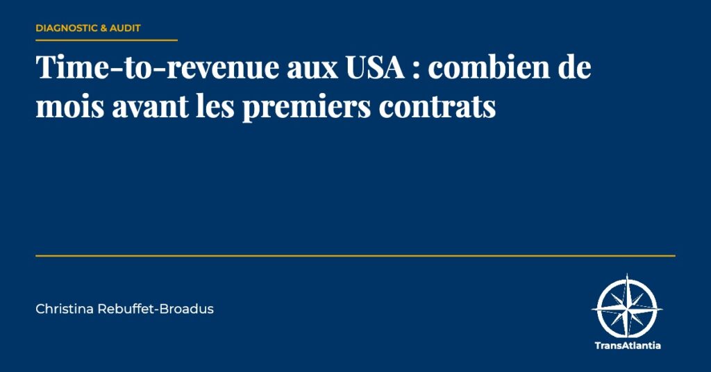 time-to-revenue USA, par Christina Rebuffet
