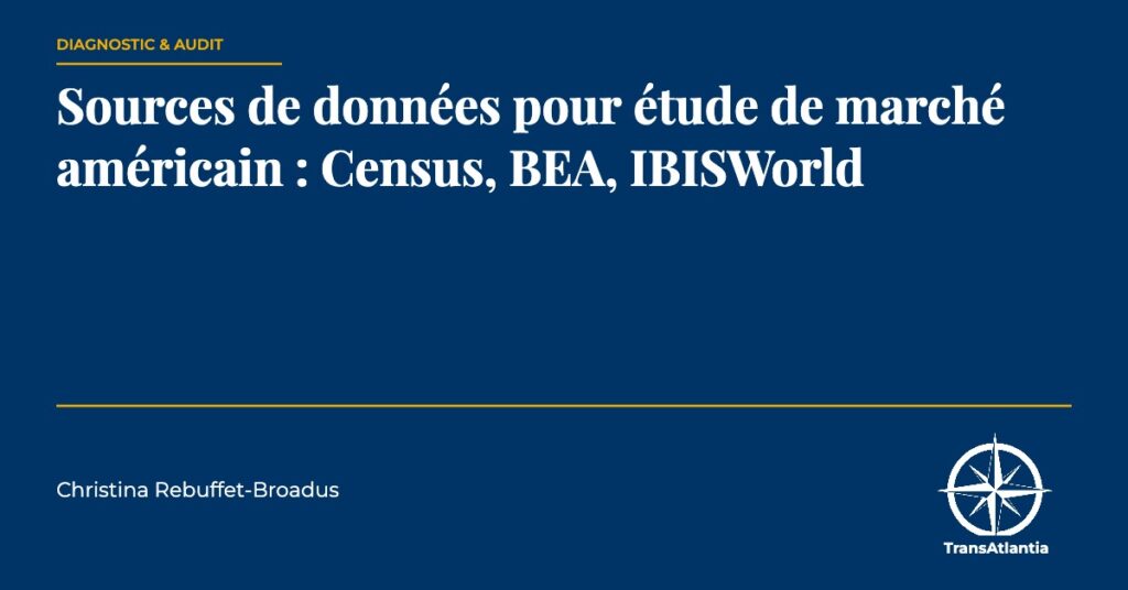 sources données étude marché américain, par Christina Rebuffet