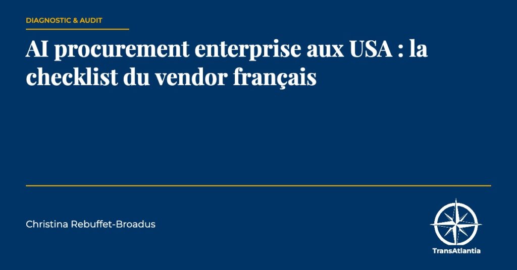 AI procurement enterprise aux USA, par Christina Rebuffet