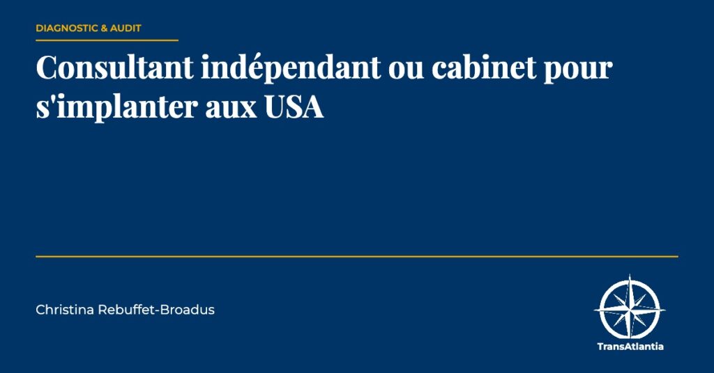 consultant indépendant, par Christina Rebuffet