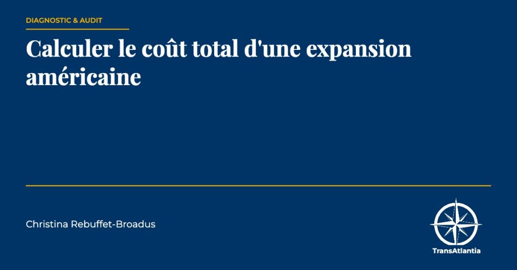 coût total d'une expansion américaine, par Christina Rebuffet