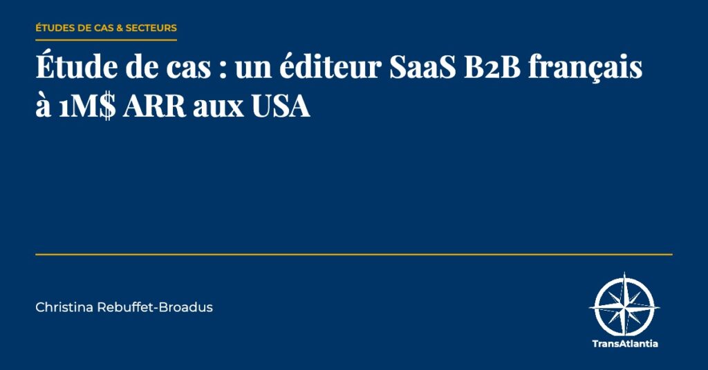 1M$ ARR aux USA, par Christina Rebuffet