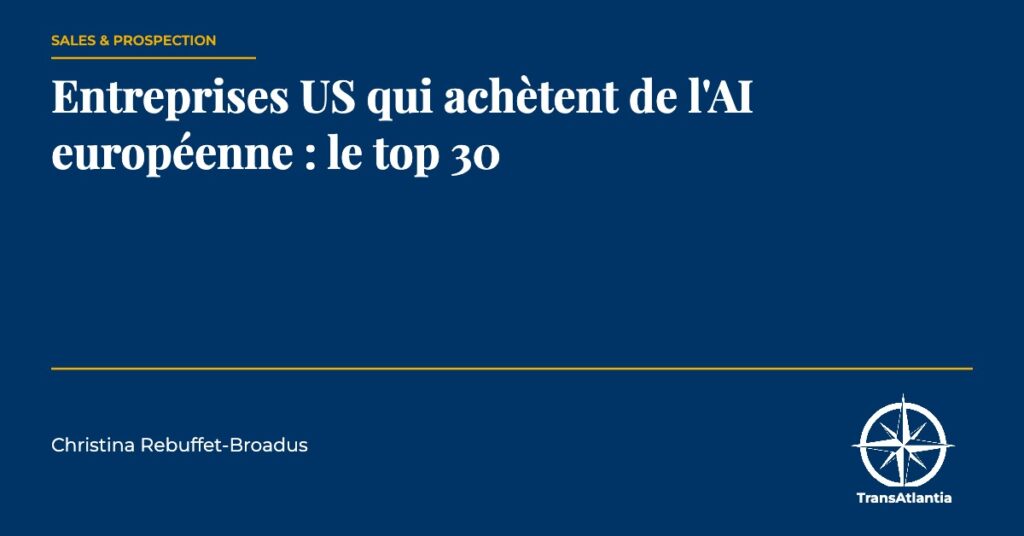 AI européenne, par Christina Rebuffet
