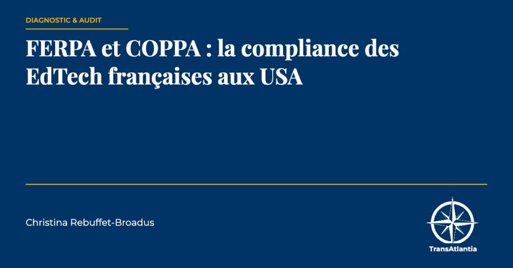 compliance FERPA COPPA, par Christina Rebuffet