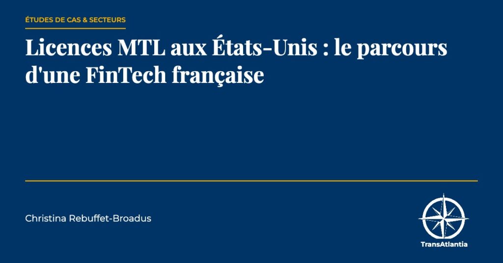 licences MTL aux États-Unis, par Christina Rebuffet