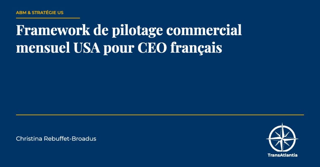 pilotage commercial USA, par Christina Rebuffet